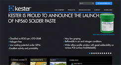 Desktop Screenshot of kester.com